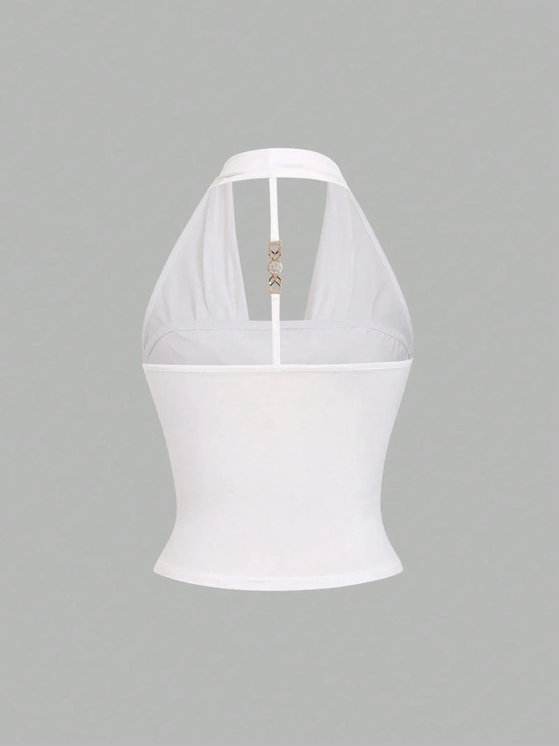 Débardeur ras du cou dos nu