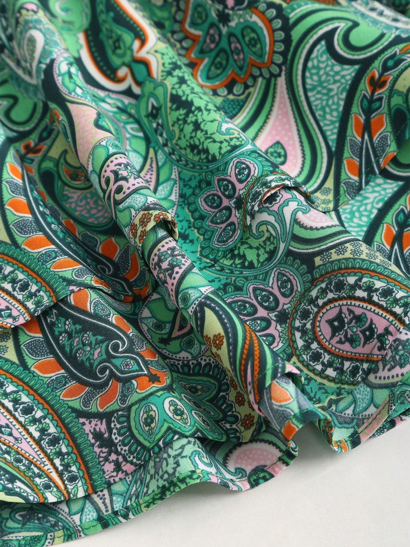 Ensemble Y2K deux pièces imprimé