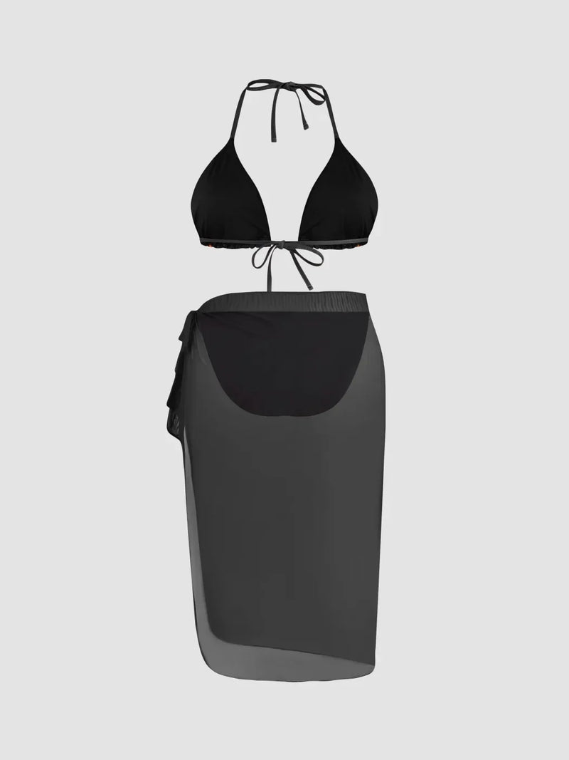 Ensemble bikini fleuri