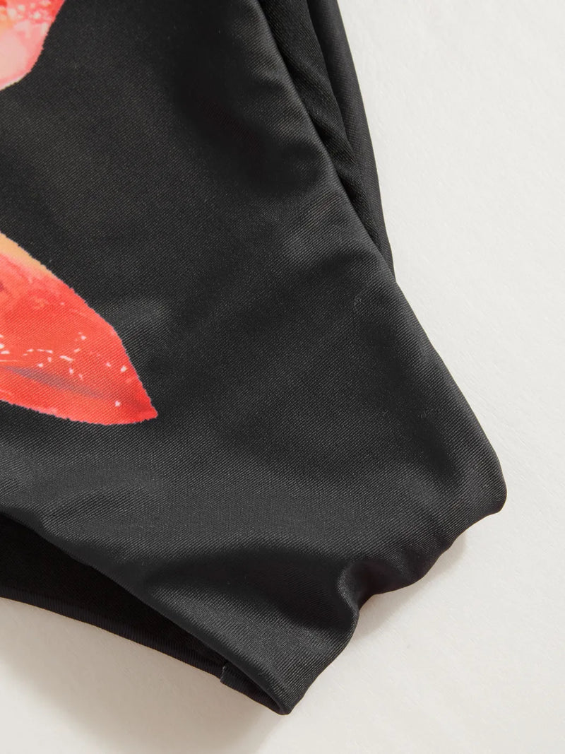 Ensemble bikini fleuri