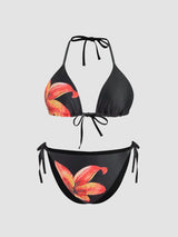 Ensemble bikini fleuri