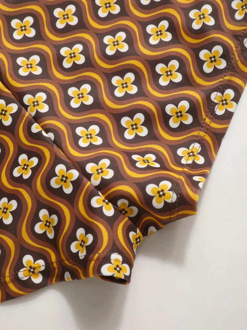 Ensemble bikini short floral à bretelles réglables