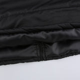 Black Short Loose Warm Padded Jacket