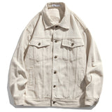 Retro patch loose jacket