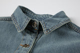 Retro Long-sleeved Denim Shirt