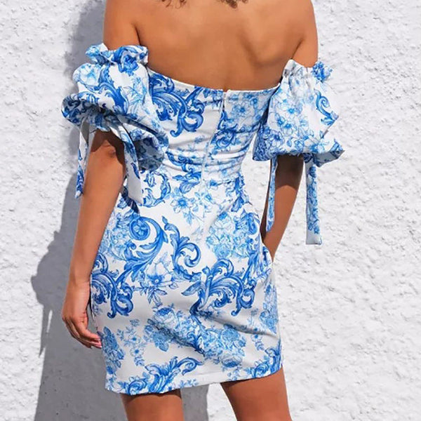 Sexy Off-shoulder Floral Dress