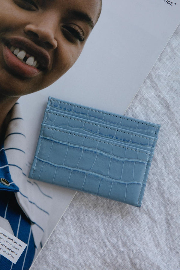 Flip It Card Holder Blue