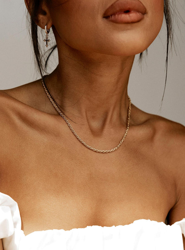 Broken Love Gold Plated Necklace