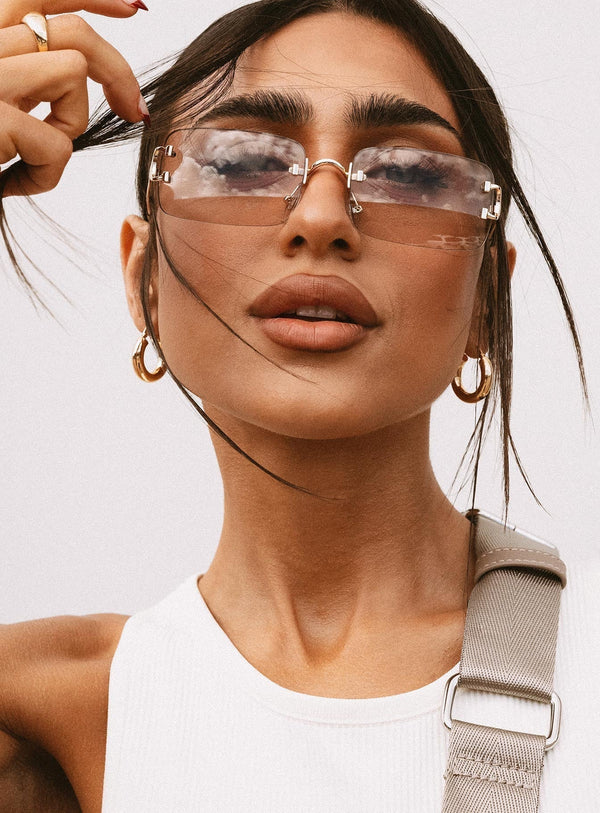 I'm Every Woman Hoop Gold Plated Earrings