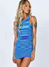 ELISH MINI DRESS BLUE
