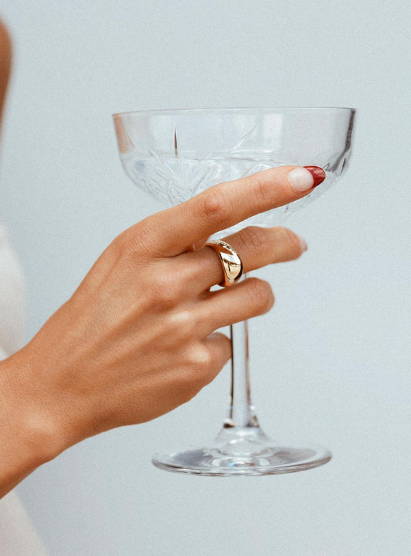 Over You Gold Plated Ring