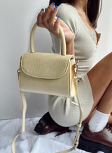 Recycled PU Take It Slow Bag Buttercream