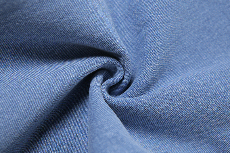 High Waist Ripped Casual Jeans