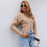 V-neck Short Full Body Sweater
