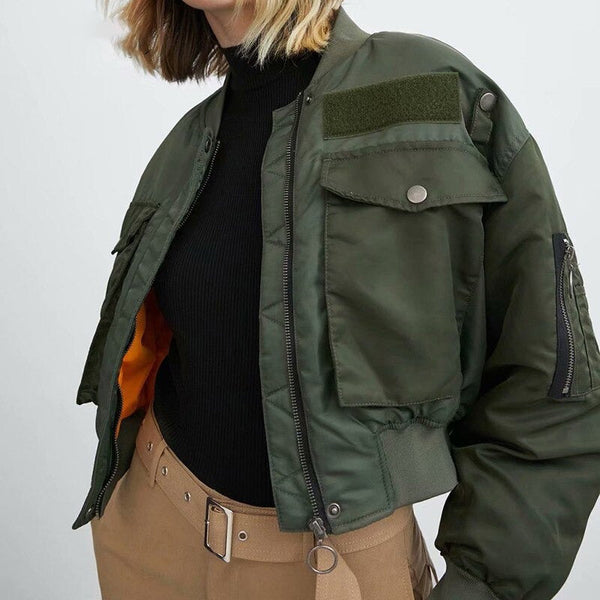 Green Bomber Jacket