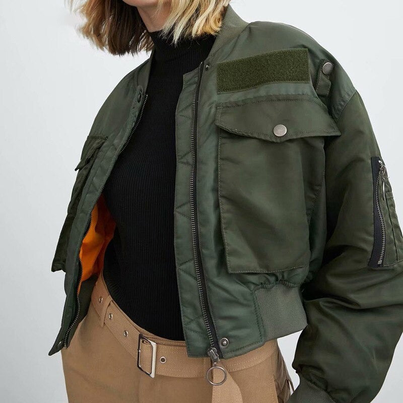 Green Bomber Jacket