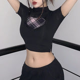 Love Funky Contrasting Color T-shirt