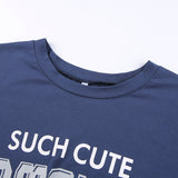 Street Hipster Personality Chain Print T-shirt