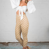 Sexy Backless Square Collar Blouse