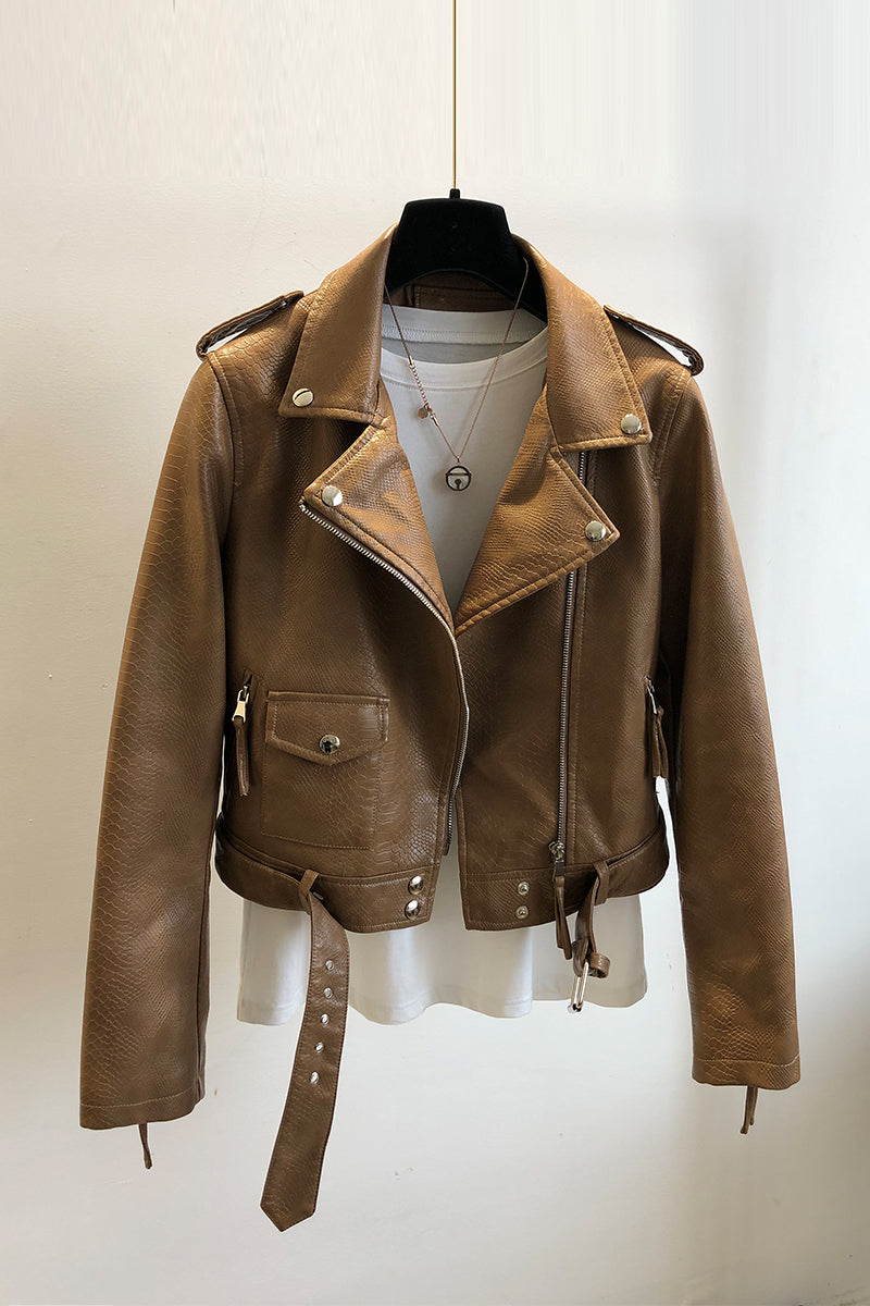 Short Leather Jacket