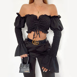 Spring wrinkled shirt