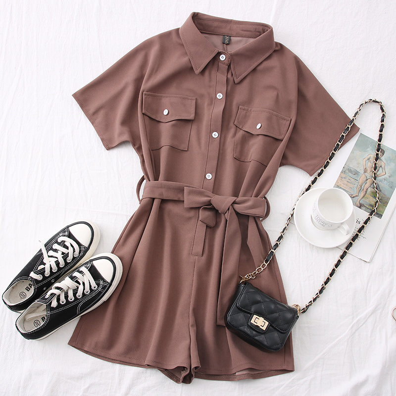 Short Sleeve Jumpsuit