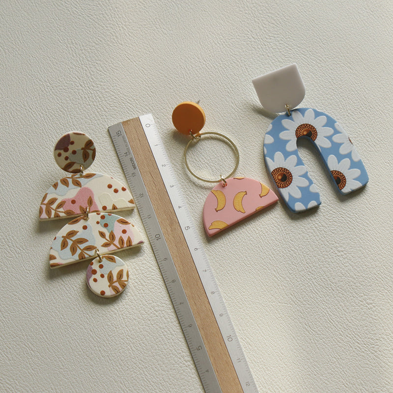 Acrylic Pearl Earrings