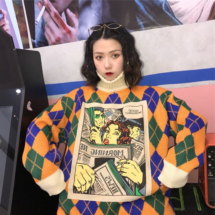 Harajuku Japanese Retro Sweater