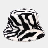 Short brim imitation mink velvet fisherman hat