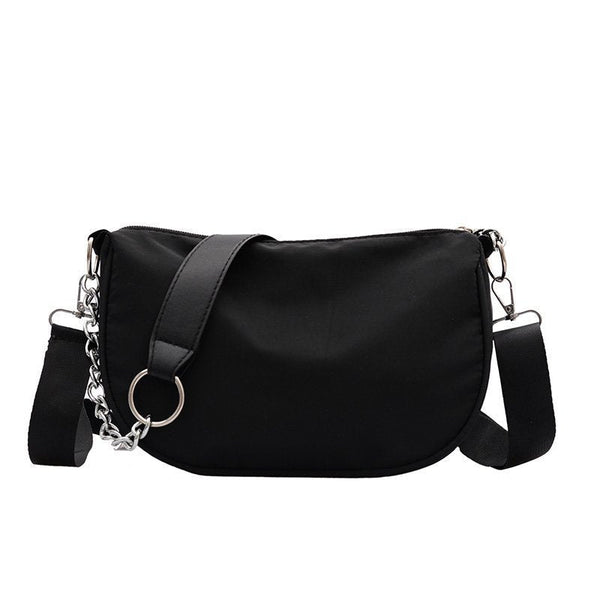Ladies Nylon Underarm Crossbody Bag