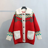 Thickened Christmas Cardigan