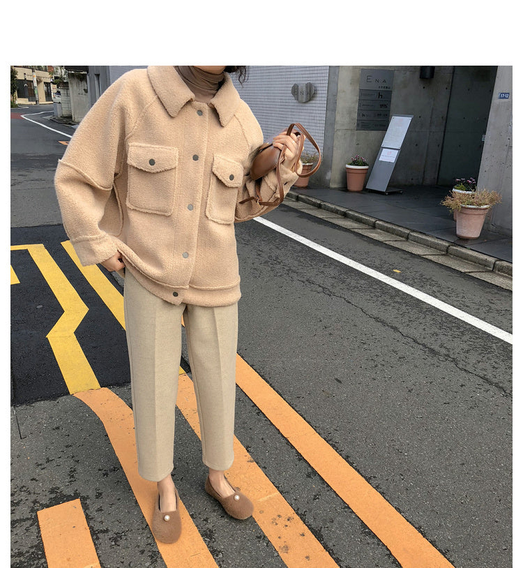 Loose Plush versatile jacket