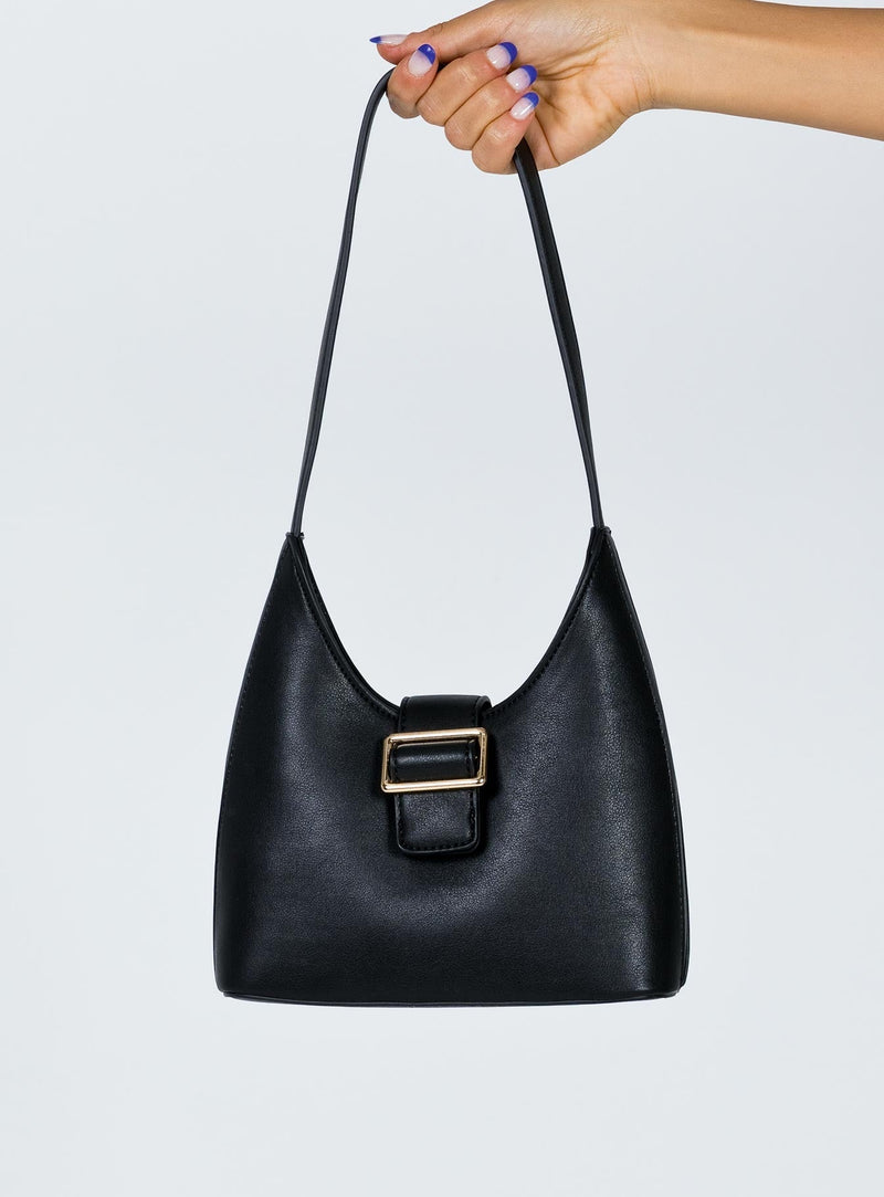 Recycled PU Harlem Bag Black