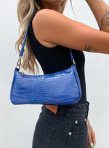 Peta & Jain Piper Cobalt Blue Croc
