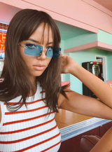 2000's Bae Sunglasses Blue