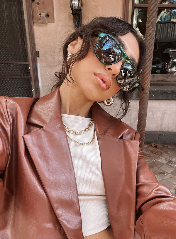 On The Road Sunglasses Green