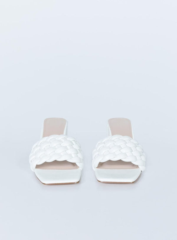 CHIS HEELS WHITE