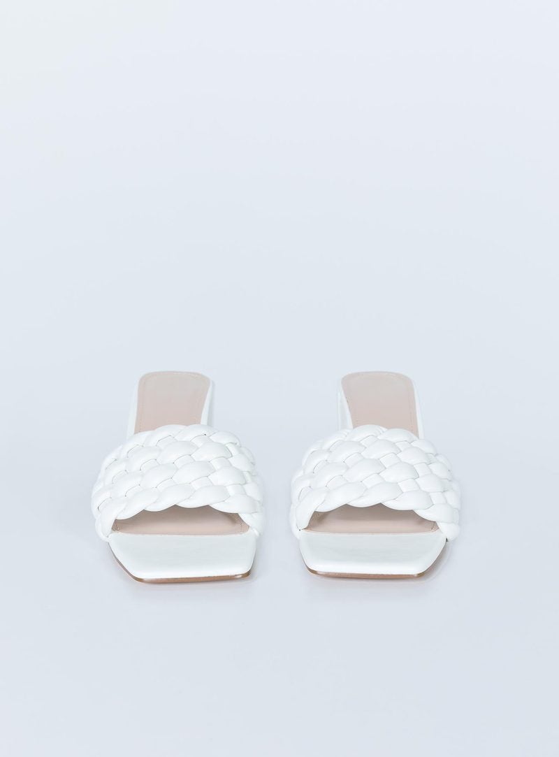 CHIS HEELS WHITE