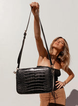 Recycled PU Alina Bag Black