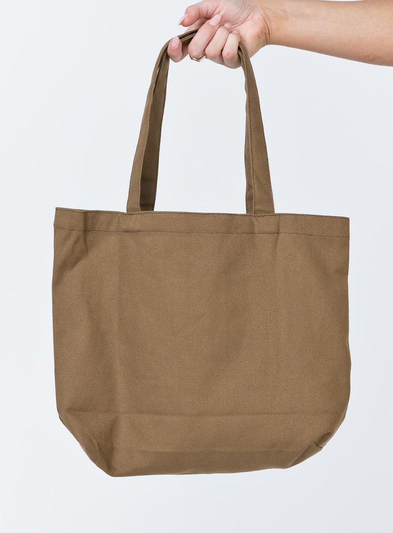 Monash Canvas Tote Brown