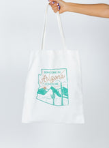 Recycled Cotton Blend Tote Arizona Cream