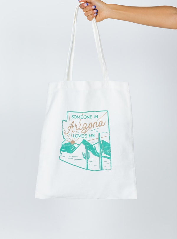 Recycled Cotton Blend Tote Arizona Cream