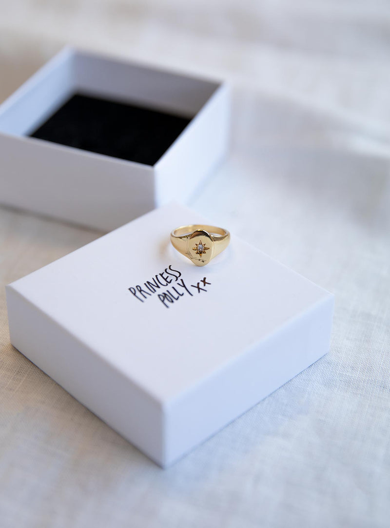 Celestial Love Gold Plated Ring