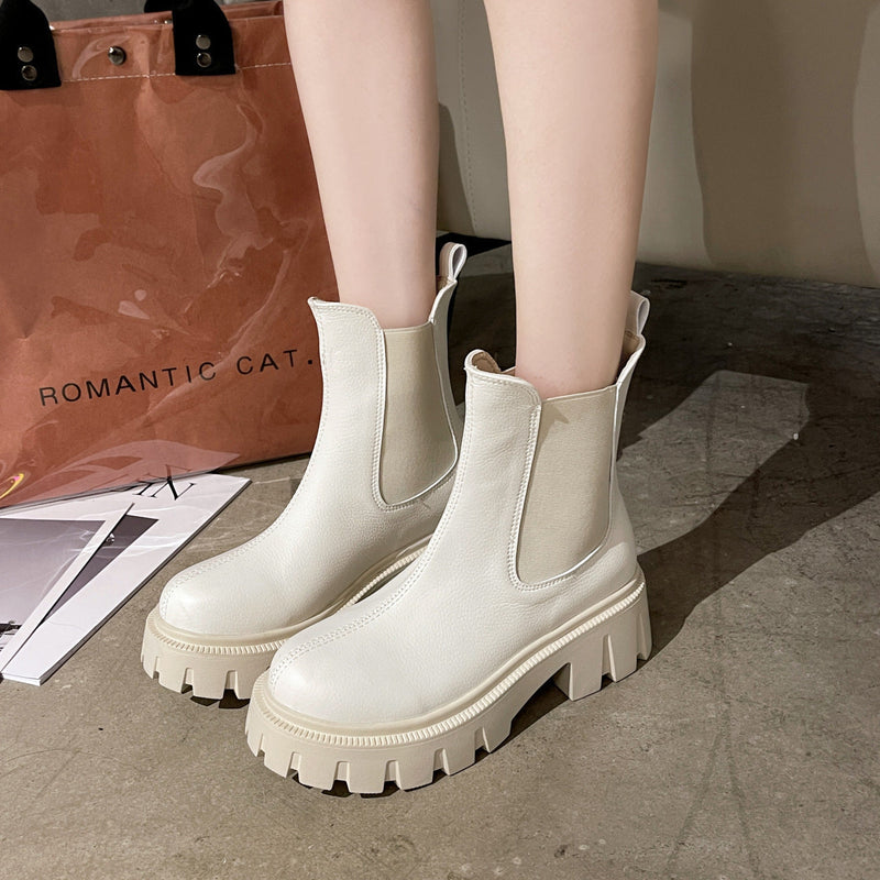 British Style Mid Tube Boots