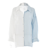 Double Colors Blouse
