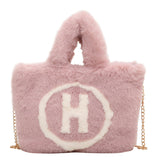 Plush Color Crossbody Bag