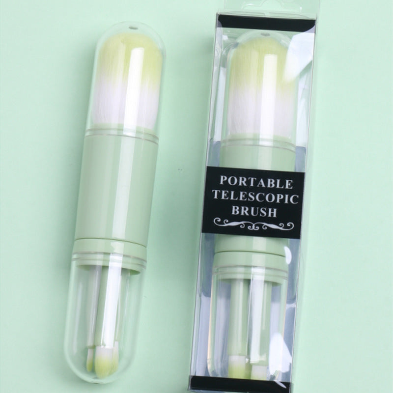 Portable Retractable Multifunctional Makeup Brush