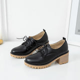 Leather Autumn Single Shoes