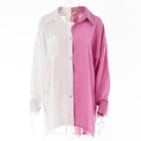 Double Colors Blouse