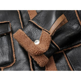 Lamb Wool Motorcycle Jacket